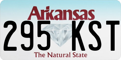 AR license plate 295KST