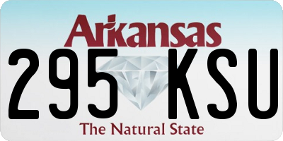 AR license plate 295KSU