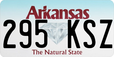 AR license plate 295KSZ