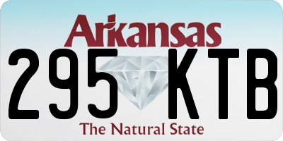AR license plate 295KTB