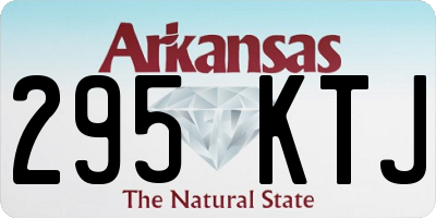 AR license plate 295KTJ