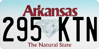 AR license plate 295KTN