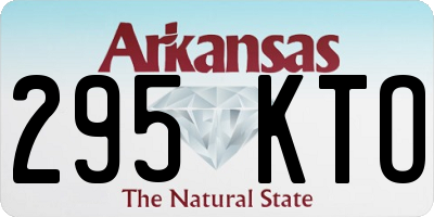 AR license plate 295KTO