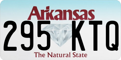 AR license plate 295KTQ