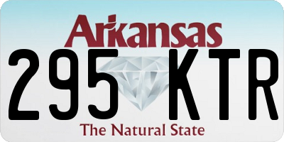 AR license plate 295KTR