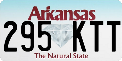 AR license plate 295KTT