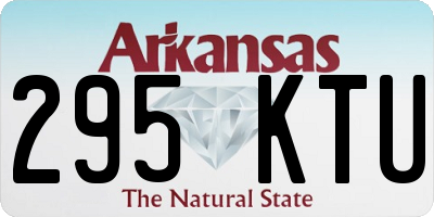 AR license plate 295KTU