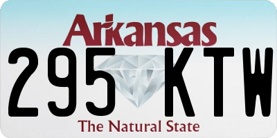 AR license plate 295KTW