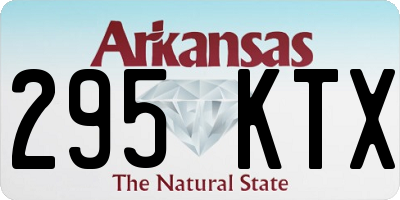 AR license plate 295KTX