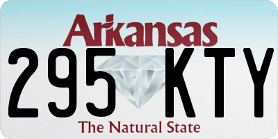 AR license plate 295KTY