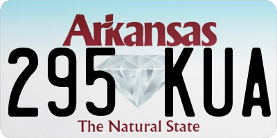 AR license plate 295KUA