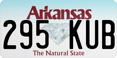 AR license plate 295KUB