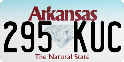 AR license plate 295KUC