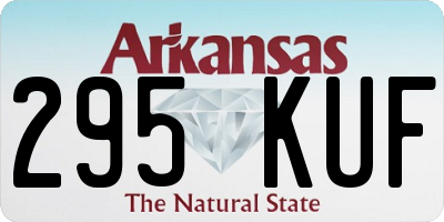 AR license plate 295KUF