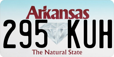 AR license plate 295KUH