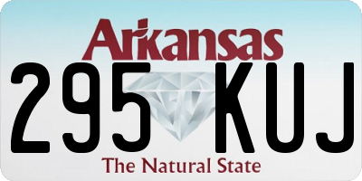AR license plate 295KUJ