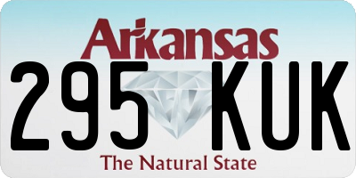AR license plate 295KUK