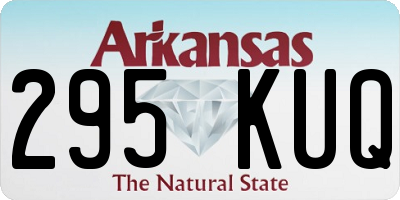 AR license plate 295KUQ