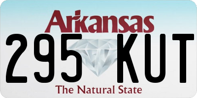 AR license plate 295KUT