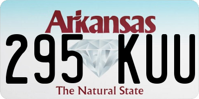 AR license plate 295KUU