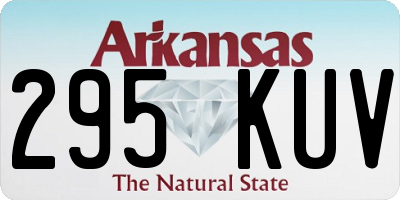 AR license plate 295KUV