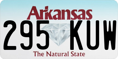 AR license plate 295KUW