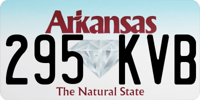 AR license plate 295KVB