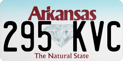 AR license plate 295KVC