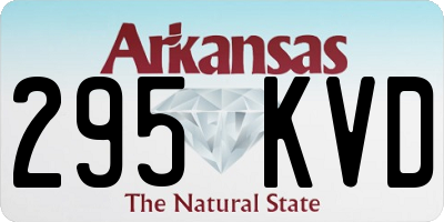 AR license plate 295KVD