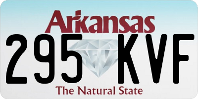 AR license plate 295KVF