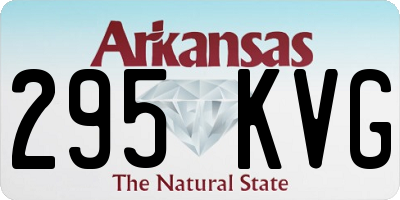 AR license plate 295KVG