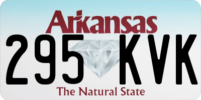 AR license plate 295KVK