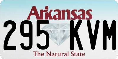 AR license plate 295KVM