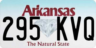 AR license plate 295KVQ