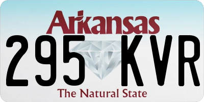 AR license plate 295KVR