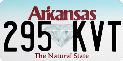 AR license plate 295KVT