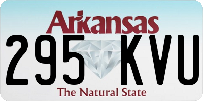 AR license plate 295KVU