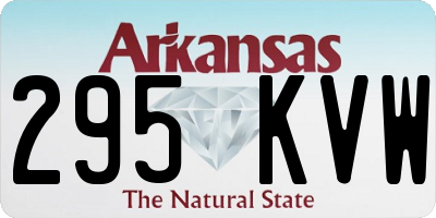 AR license plate 295KVW