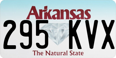 AR license plate 295KVX