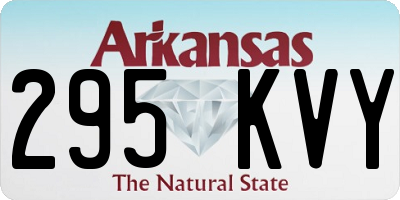 AR license plate 295KVY