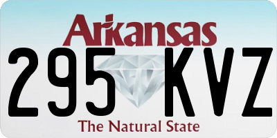 AR license plate 295KVZ