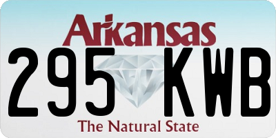 AR license plate 295KWB
