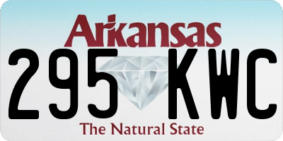 AR license plate 295KWC