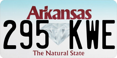 AR license plate 295KWE