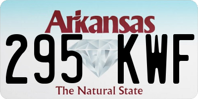 AR license plate 295KWF