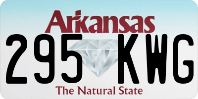 AR license plate 295KWG