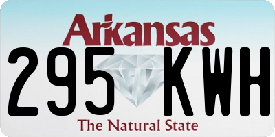 AR license plate 295KWH