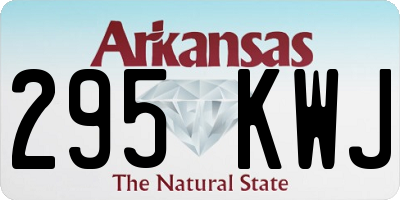 AR license plate 295KWJ
