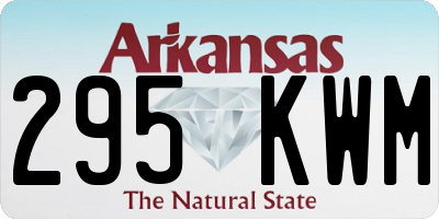 AR license plate 295KWM