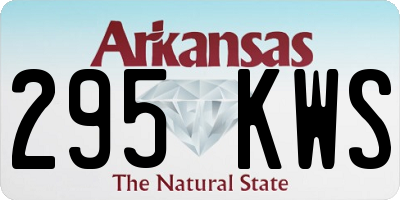 AR license plate 295KWS